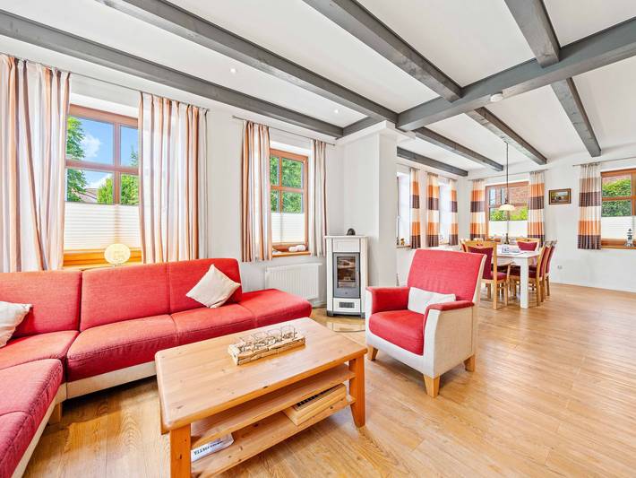 Ferienwohnung für 4 Personen, mit Terrasse und Seeblick in Greetsiel