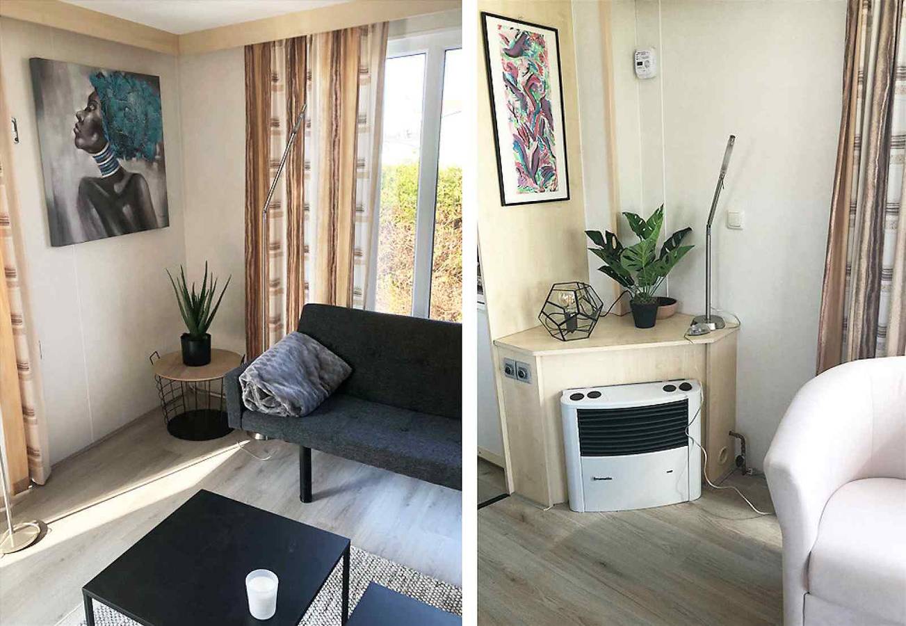 Schönes 6-Personen-Chalet in Tzummarum in der Nähe des Wattenmeeres in Franekeradeel, Niederländische Nordsee