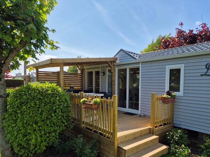 Camping Du Vieux Verger Ty Noul - Mobilhome 4 personnes - Mobilhome Loisirs - Boskoop - 2 chambres - Samedi in Névez, Côte de Cornouaille