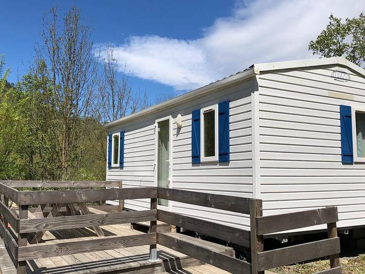 Camping La Bernede  - Mobilheim 5 personen - Medium in Rennes-les-Bains, Regionaler Naturpark Corbières-Fenouillèdes