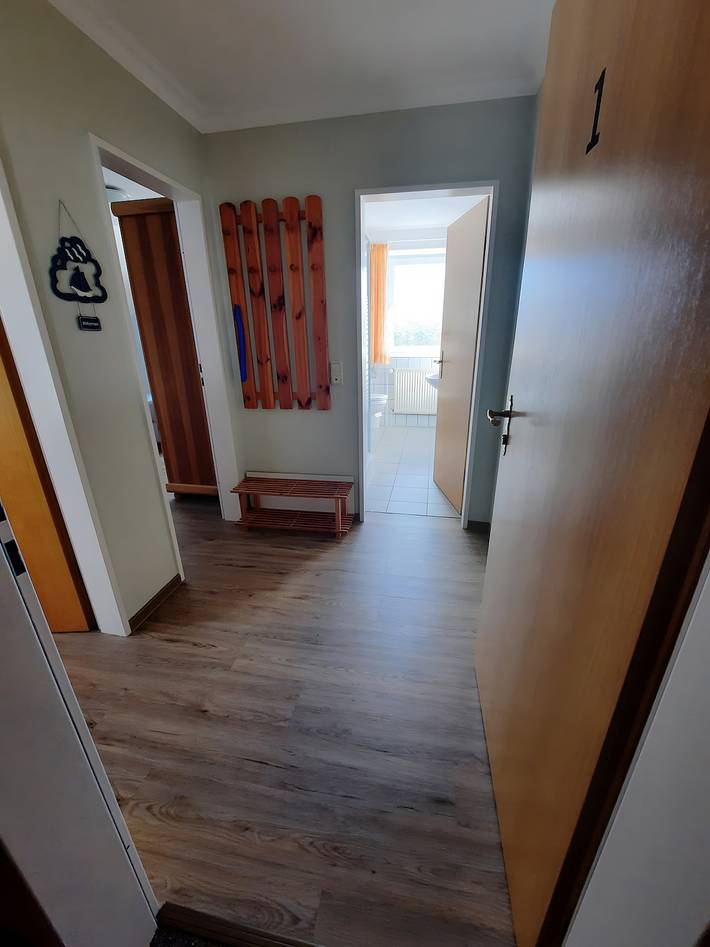Ganze Wohnung, Apartment Haus Hannig 1 mit Gemeinschaftsgarten und Wlan in Horumersiel, Wangerland