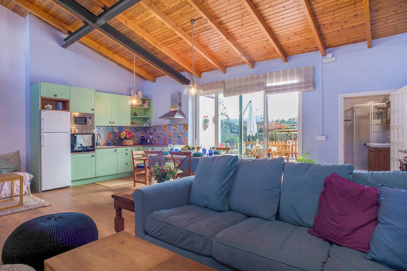 Vacation home "La Lavanda" with Private Terrace, Pool, A/C & Wi-Fi in Vega de San Mateo, North Gran Canaria