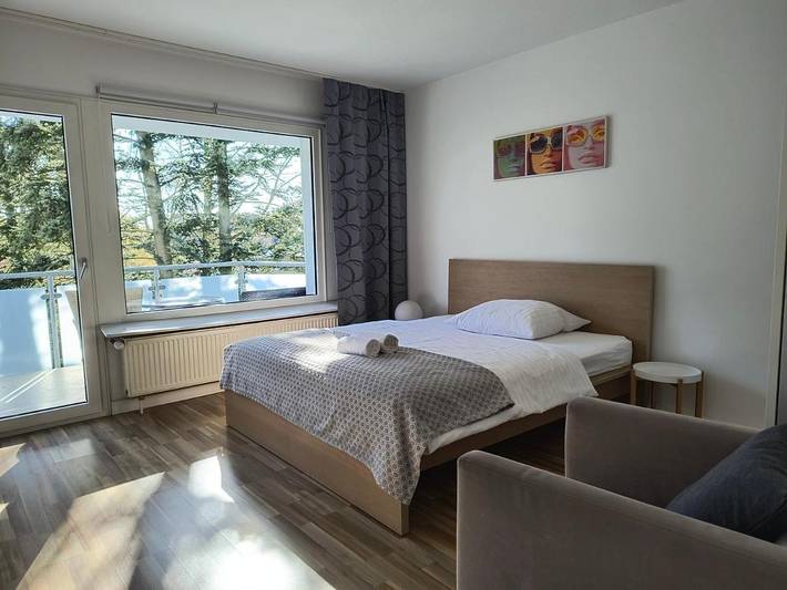 Ferienwohnung für 4 Personen, mit Terrasse und Ausblick in Hamm - 3