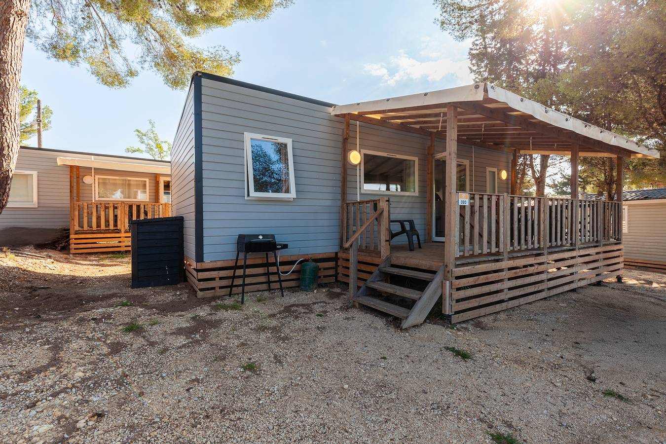 Mobilheim 'Lou Soleil 80' mit Gemeinschaftspool, Wlan und Klimaanlage in Carry-le-Rouet, Istres und Umgebung