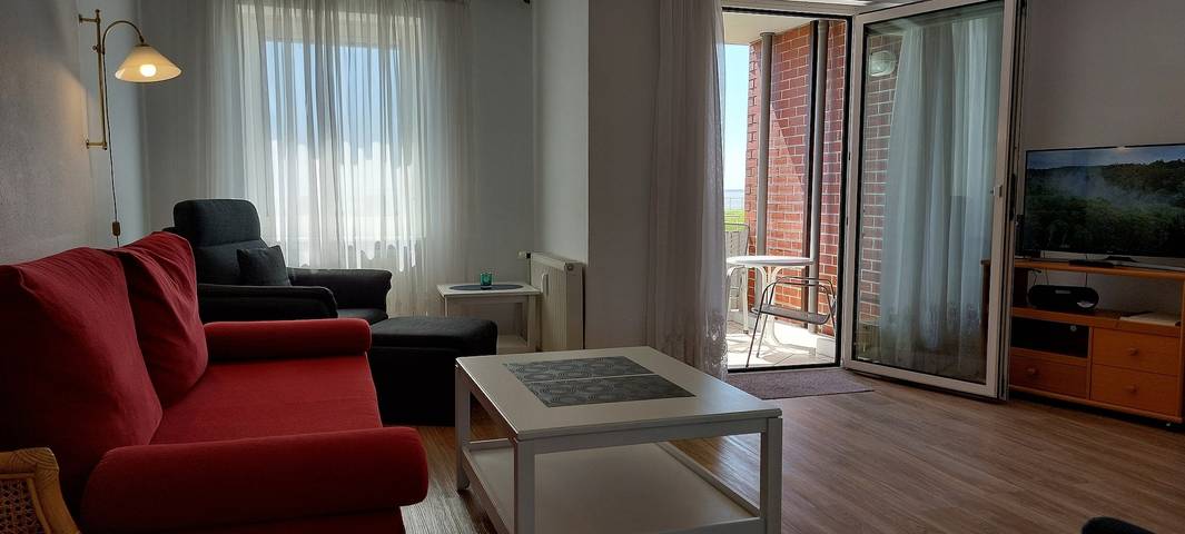 Ganze Ferienwohnung, Exklusive Ferienwohnung am Südstrand mit Wintergarten & Hafenblick | Wohnung 113 in Südstrand (gebührenfrei), Wilhelmshaven