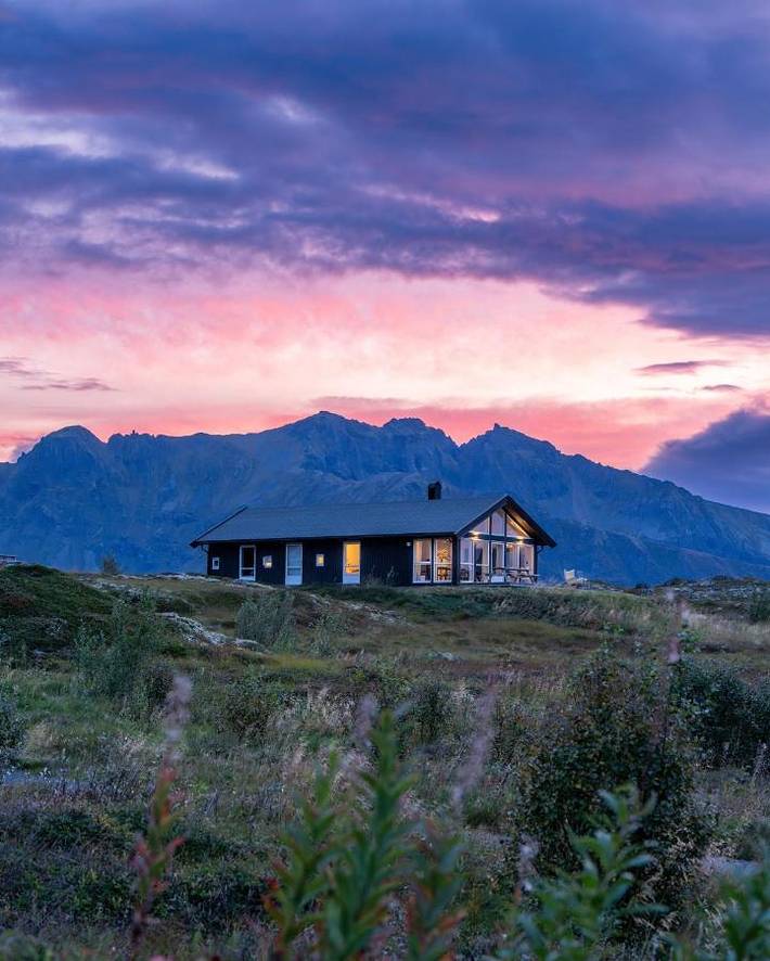 Ferienhaus für 2 Personen, mit Terrasse und Sauna sowie Ausblick in Vågan - 3