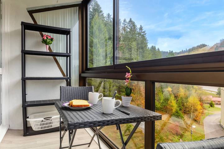Appartement de vacances pour 4 personnes, avec Balcon à La Bresse