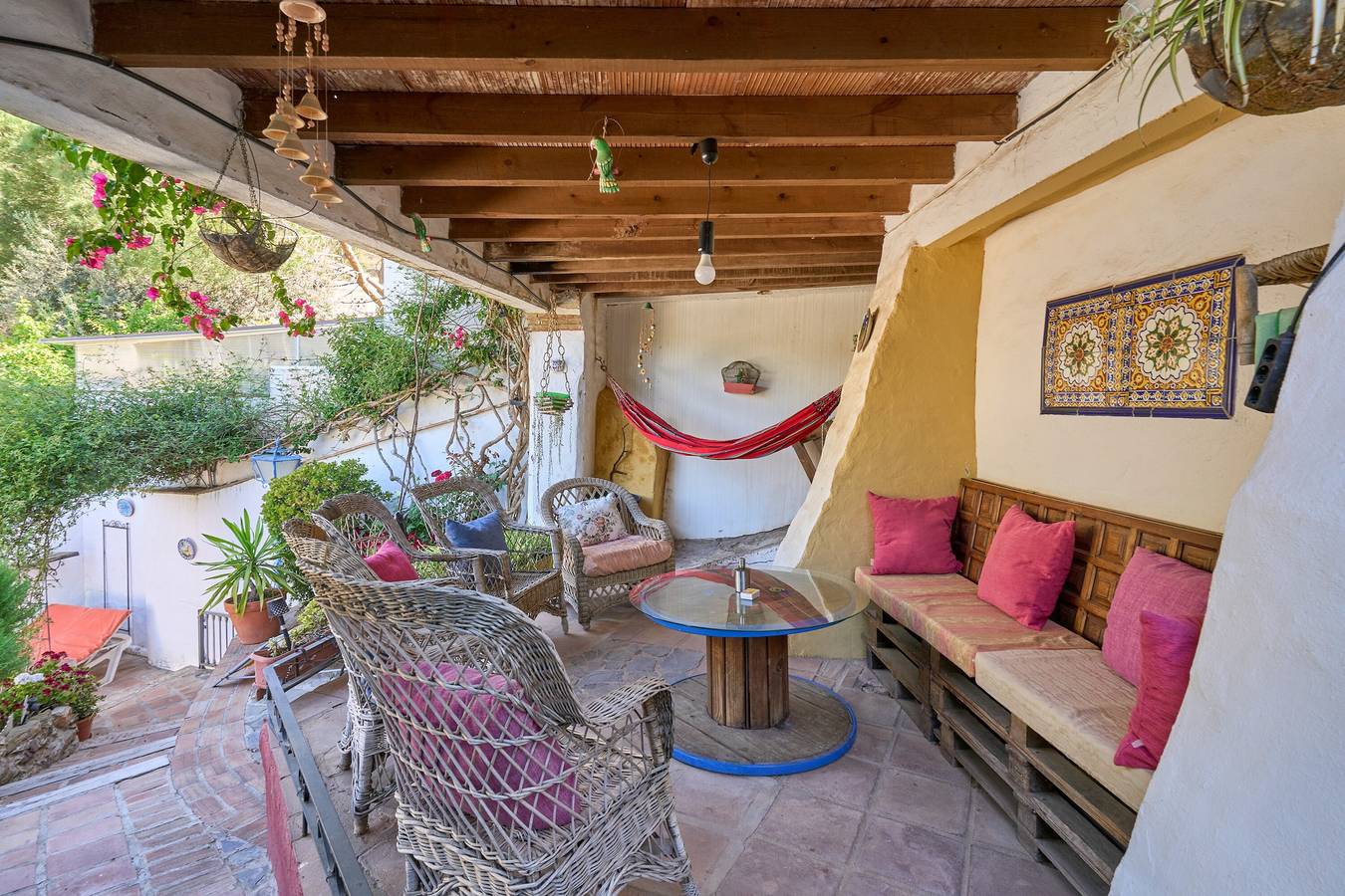 Maison de vacances Villa Carlitos avec vue sur montagne, balcon, terrasse in Comares, Province de Málaga
