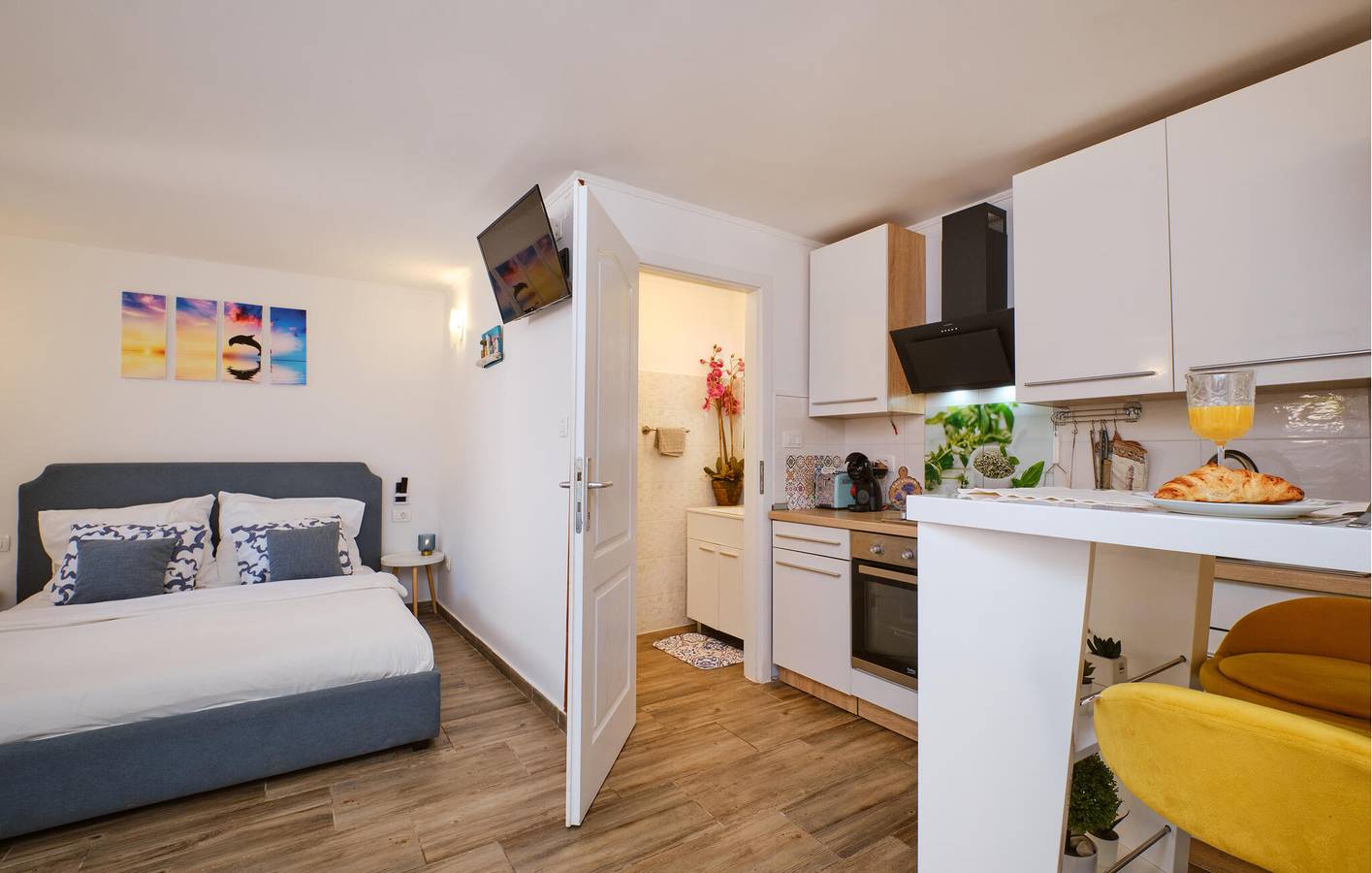 Ganze Ferienwohnung, Ferienwohnung für 3 Personen mit Terrasse in Lošinj