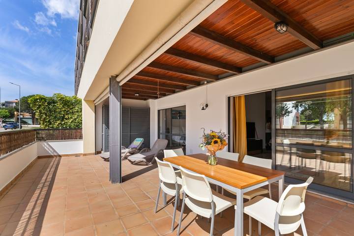 Apartamento para 4 personas, con Balcón y Jardín en Lagos