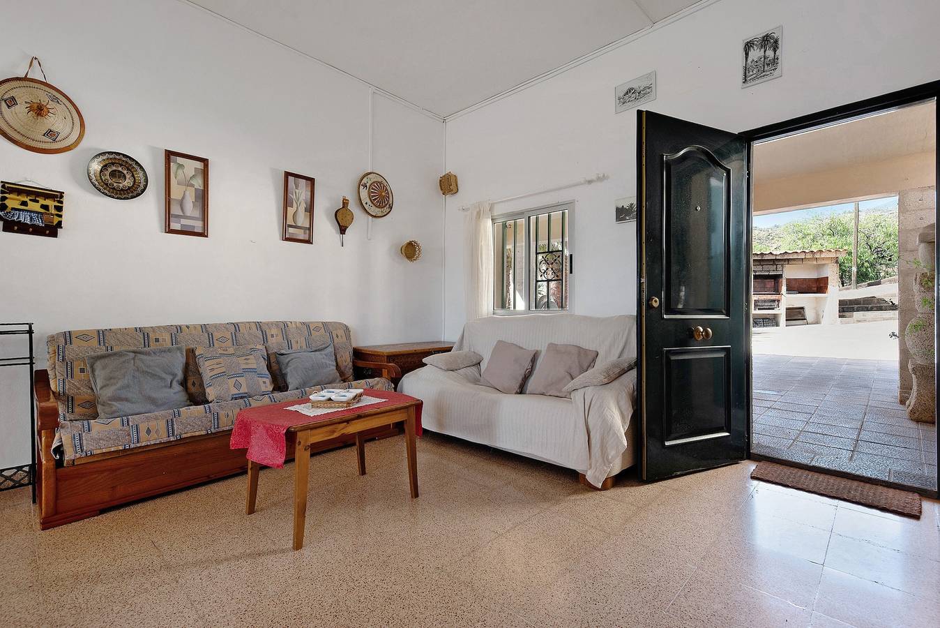 Ferienhaus Finca El Pizarro mit Meerblick, Pool und Garten in Arico, Teneriffa Süd