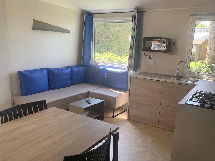 Camping Aux Coeurs Vendeens - Mobilheim 6 personen - Cottage Grand Confort in Saint-Jean-de-Monts, Vendée