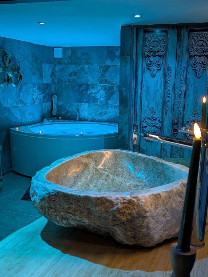 Location de vacances pour 4 personnes, avec jacuzzi et jardin, adapté aux familles à Monbalen