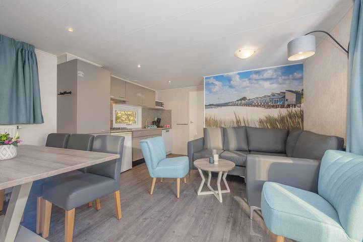Chalet für 6 Personen, mit Balkon/Terrasse und Terrasse