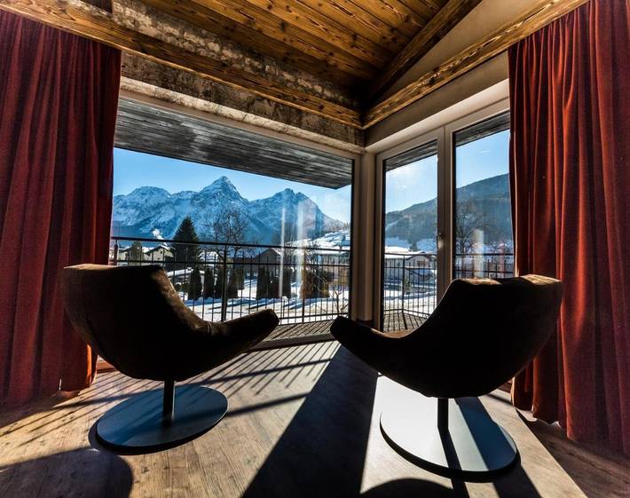 Gîte pour 4 personnes, avec sauna ainsi que jardin et vue, animaux acceptés à Lermoos - 3