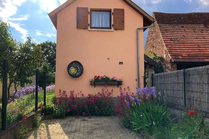 Gîte pour 4 personnes, avec terrasse dans Gresswiller