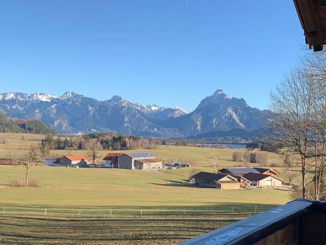Ganze Ferienwohnung, Landhaus Böck Alpenblick - Ferienwohnung Alpenblick in Hopferau, Bayerisch Schwaben