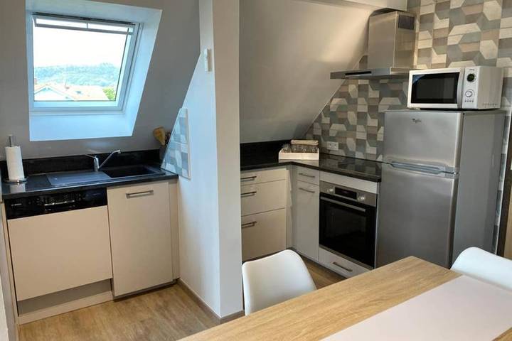 Gîte pour 3 personnes, avec vue ainsi que piscine et jardin à Monswiller - 3