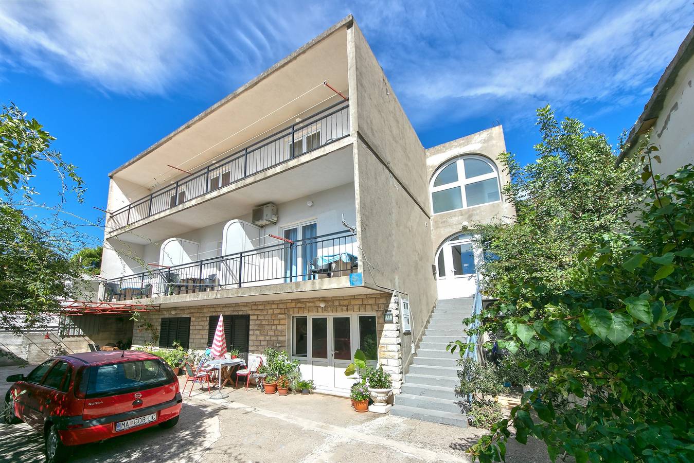 Cały apartament, Apartamenty typu studio z balkonem i widokiem na morze Gradac, Makarska -b in Gradac, Riwiera Makarska