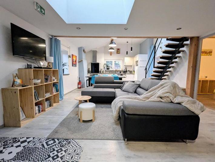 Appartement de vacances pour 6 personnes, avec Terrasse ainsi que Jardin et Vue