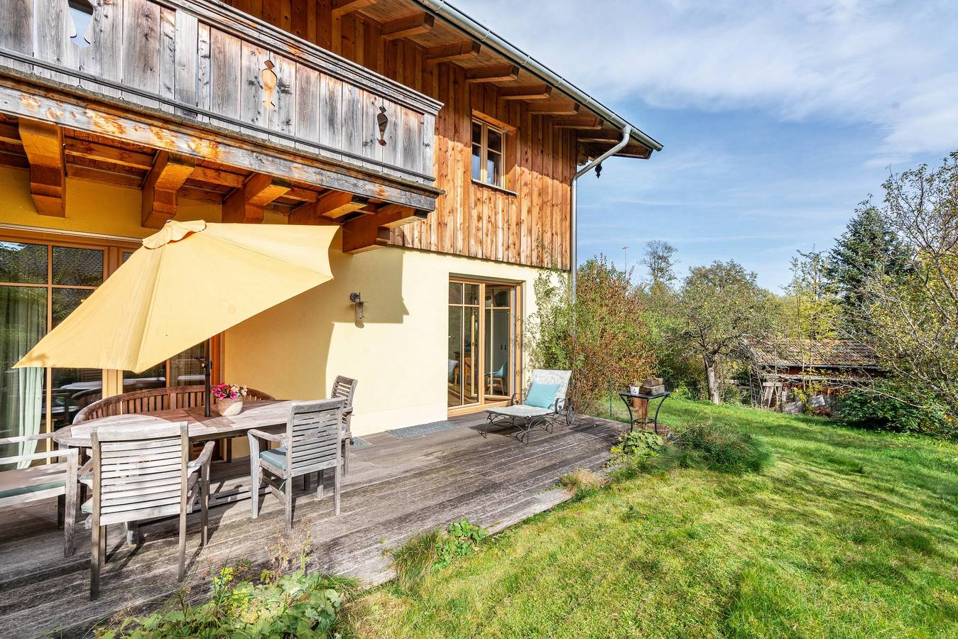 Ganze Wohnung, Ferienwohnung "Tegernseele" mit Bergblick, privater Terrasse und Wlan in Gmund, Bayerische Alpen
