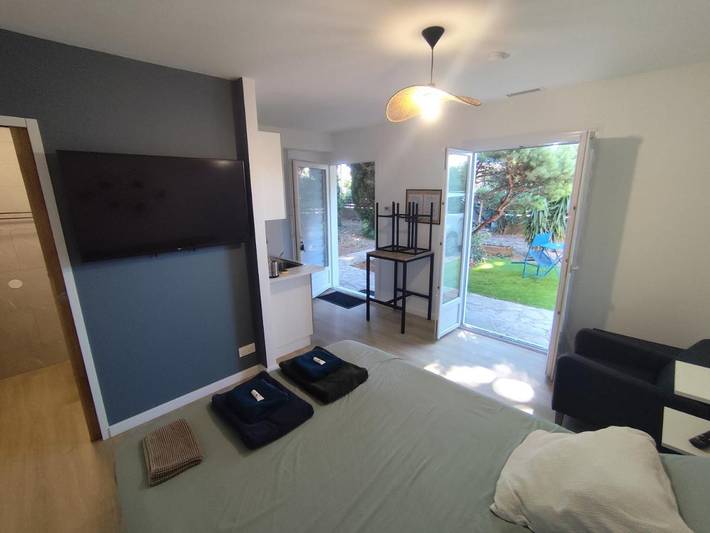 Appartement de vacances pour 2 personnes, avec jardin et piscine