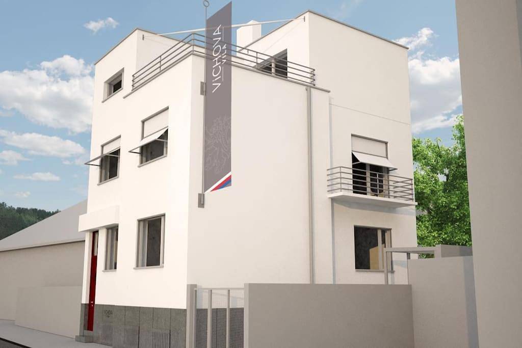 Appartement entier, Víchova Vila_1935 - funkcionalistický skvost v Hořicích v Podkrkonoší in Hořice, Région de Jičín
