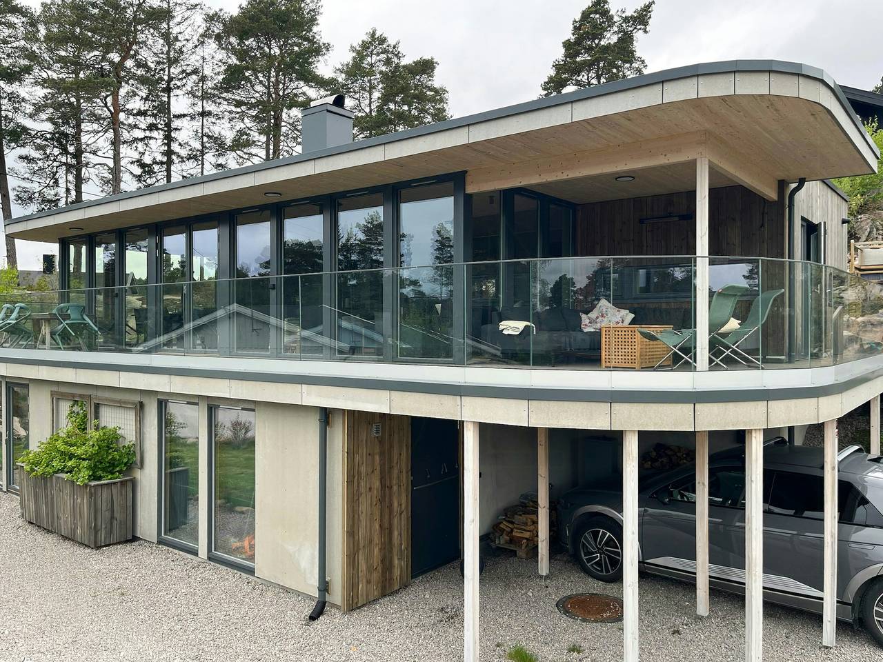 Moderne Hütte in Strandnähe auf Nordre Karlsøy in Sarpsborg