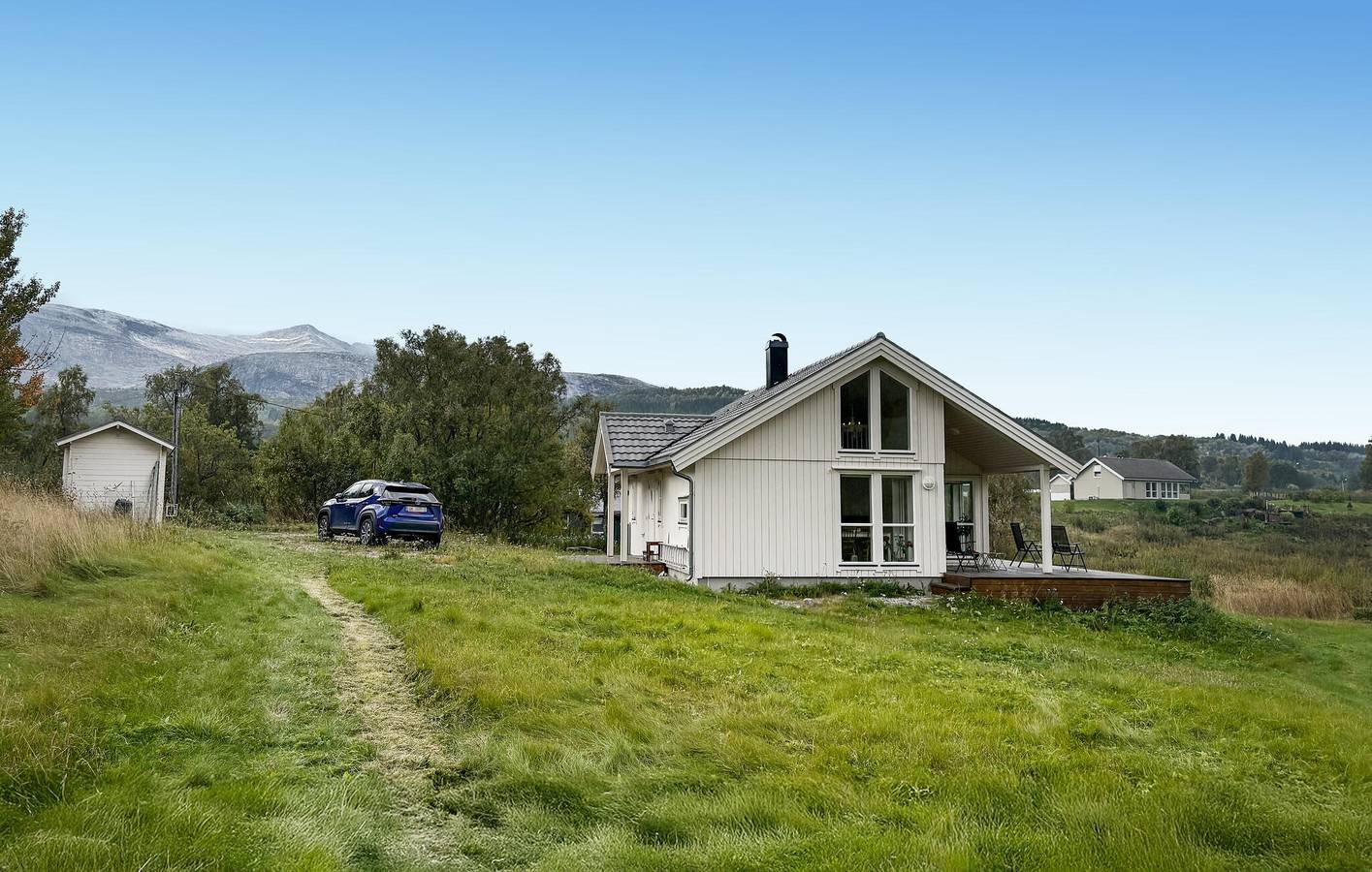 Ferienhaus für 5 Personen mit Garten in Vestfjorden