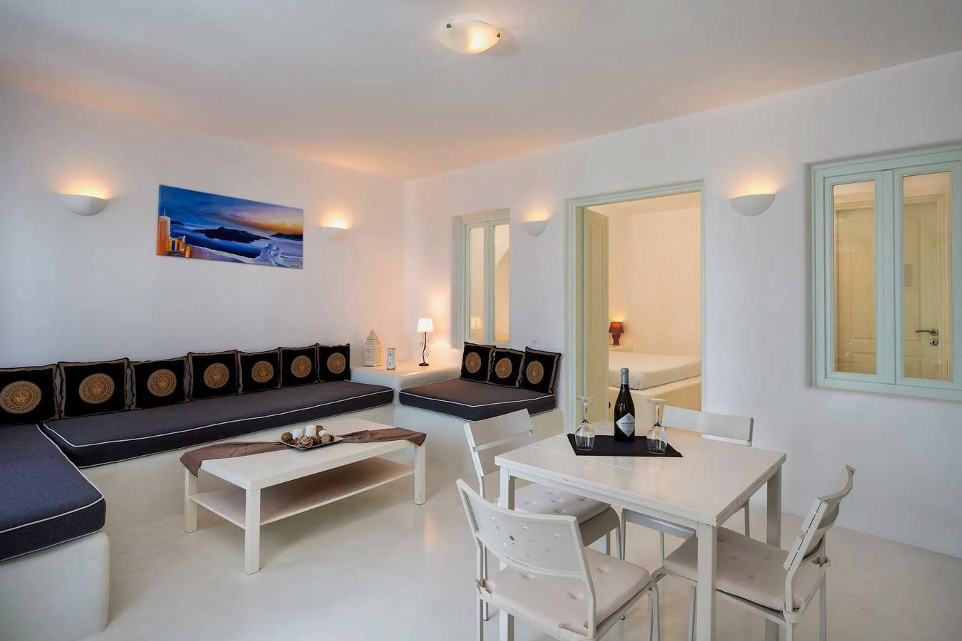 Chalet para 3 personas con balcón in Imerovigli, Santorini