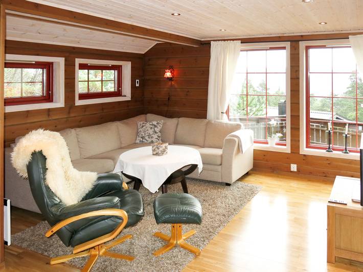 Ferienhaus für 8 Personen, mit Garten und Sauna sowie Terrasse, mit Haustier in Åseral - 2