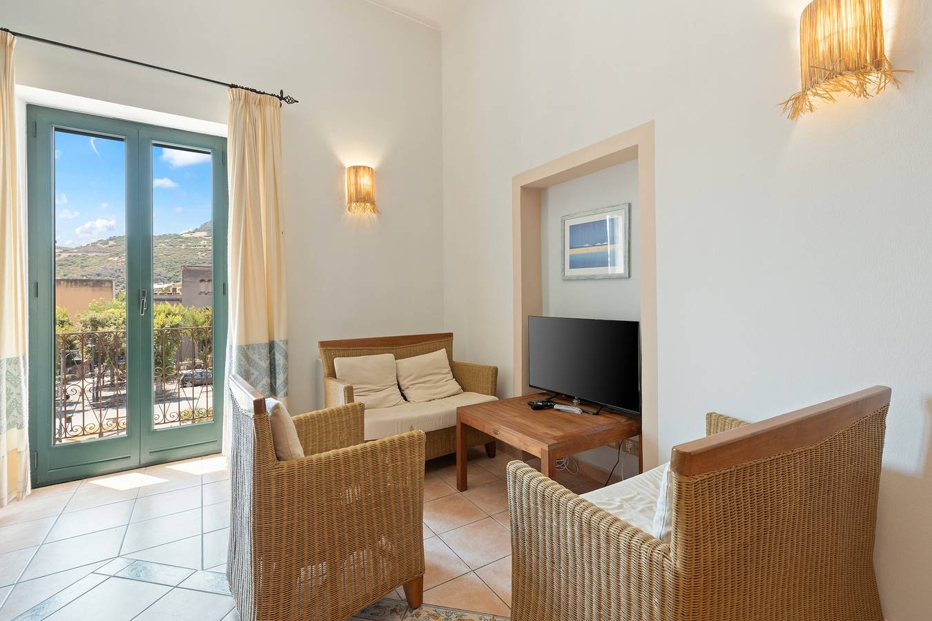 Ganze Wohnung, Ferienwohnung 'La Residenza Color Del Mare' mit Balkon, Wi-Fi und Klimaanlage in Bosa, Planargia