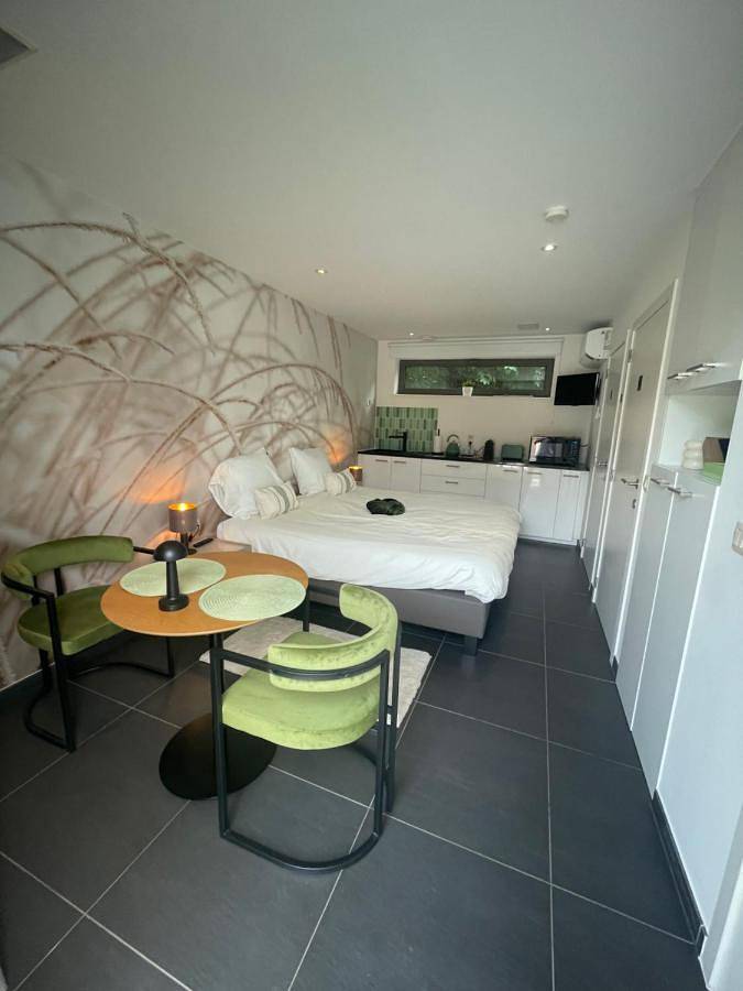 Maison d’hôte pour 2 personnes, avec vue ainsi que piscine et jardin, animaux acceptés à Herzele