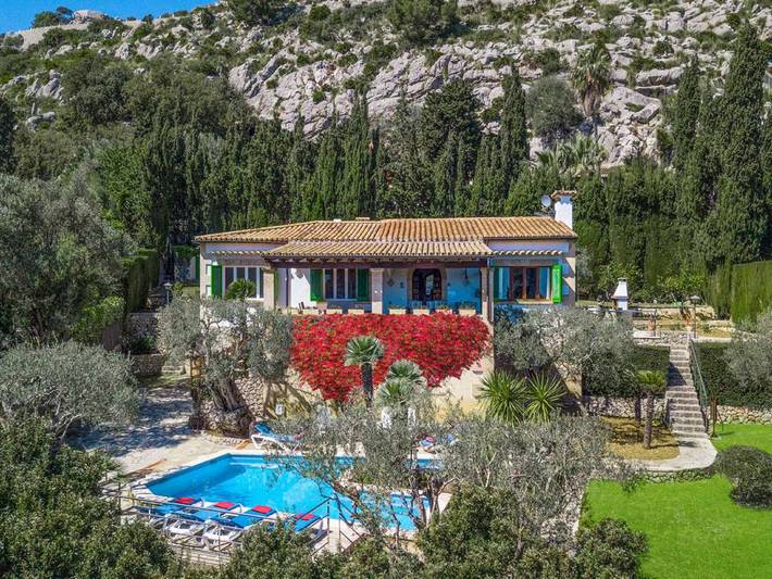 Finca mit Meerblick für 6 Personen, mit Garten und Ausblick in Pollença