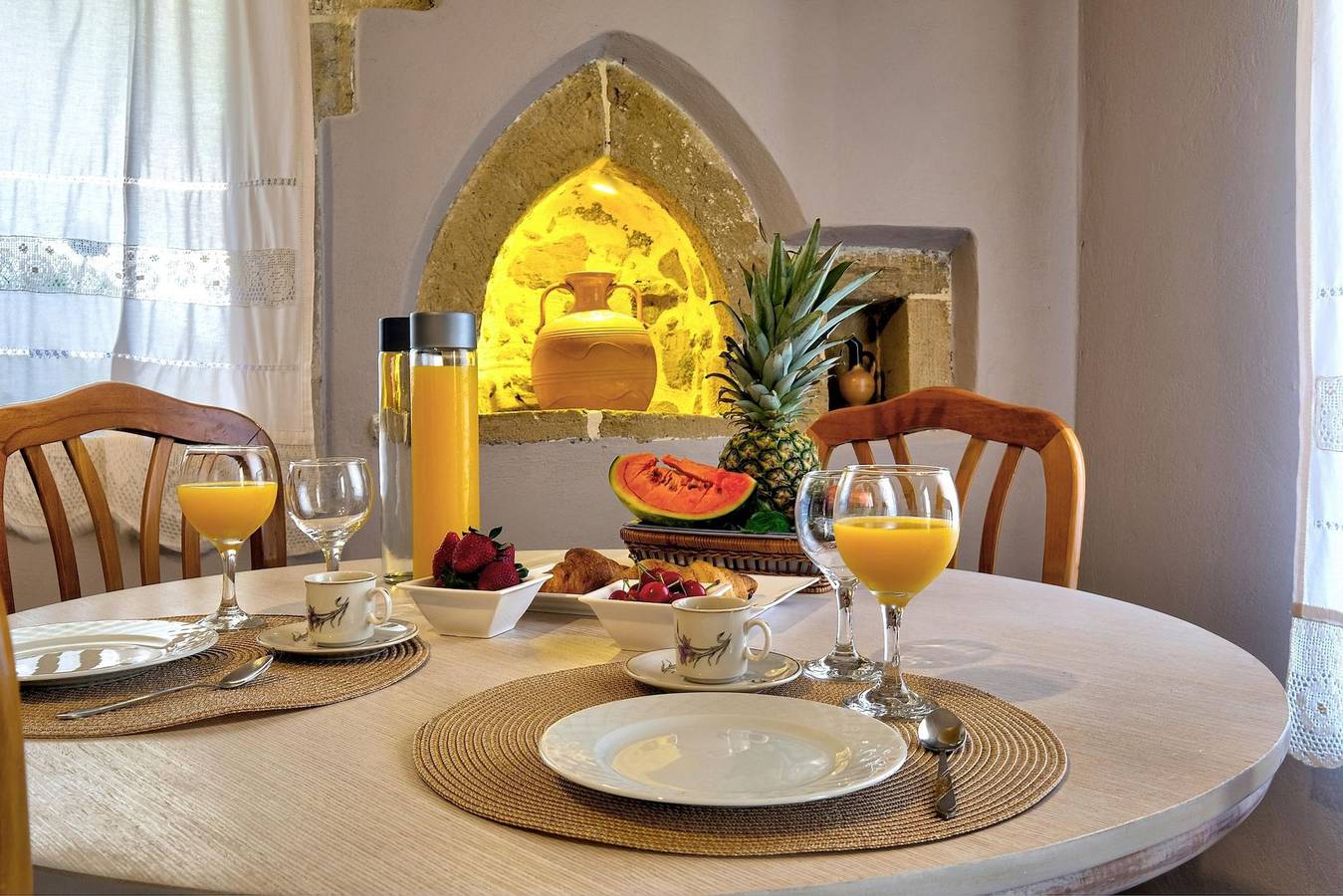 Ferienhaus für 4 Personen mit Garten in Panethimos, Chania und Umgebung