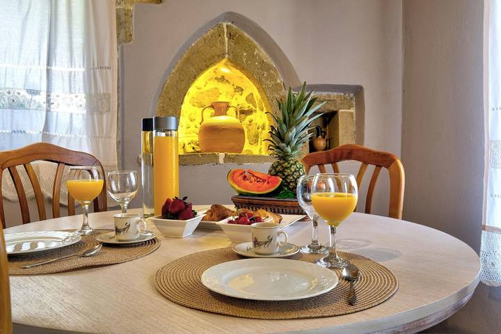 Maison de vacances pour 4 personnes avec jardin in Panethimos, Région de la Canée