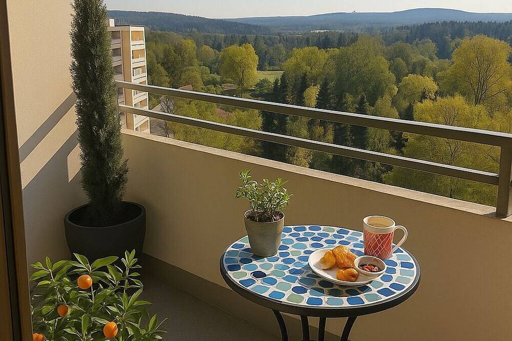Geheel appartement, Studio Ypsilon with a picturesque view in Frankenalb