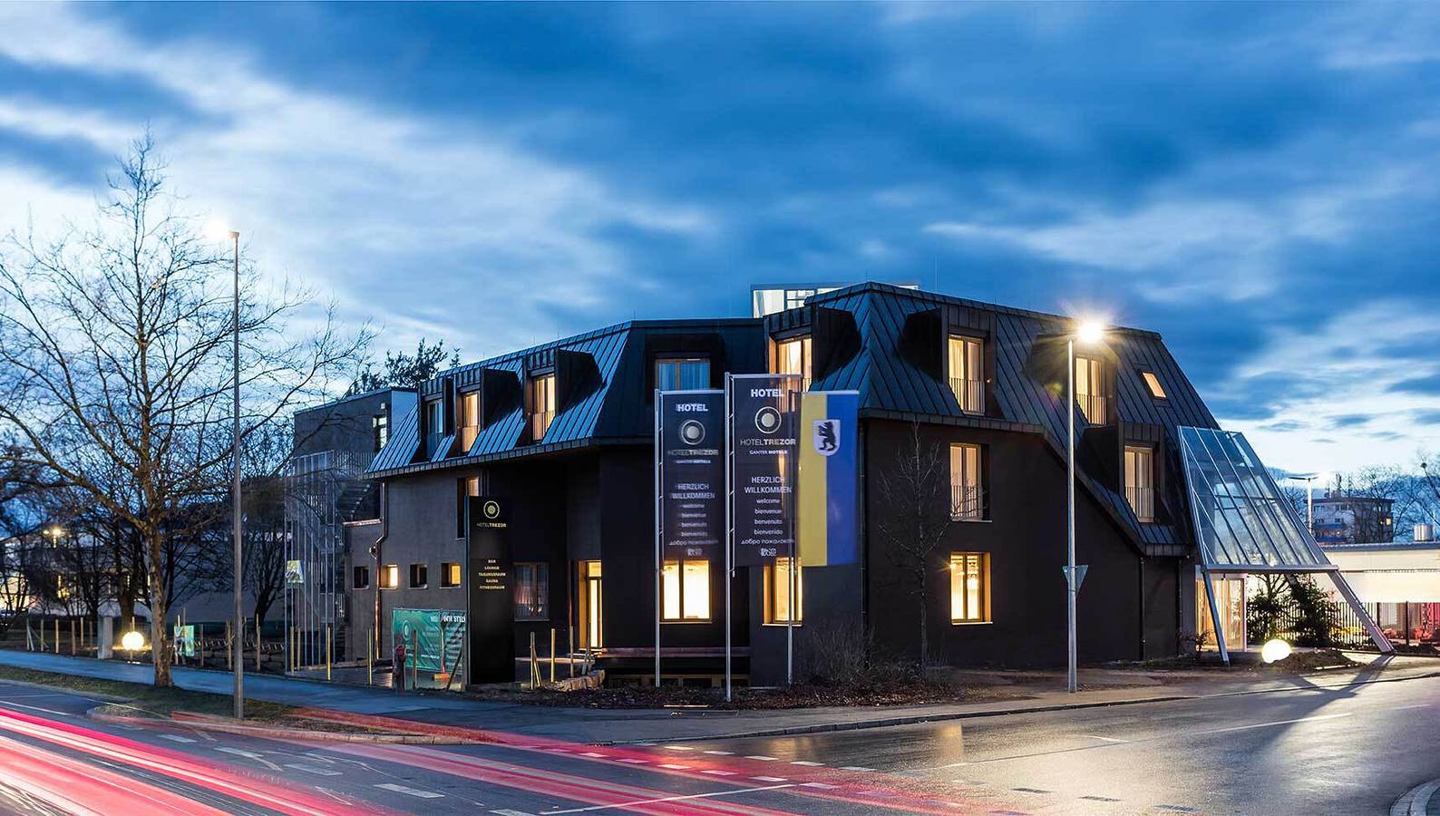 Hotel Trezor - Doppelzimmer Stahl in Singen, Hegau