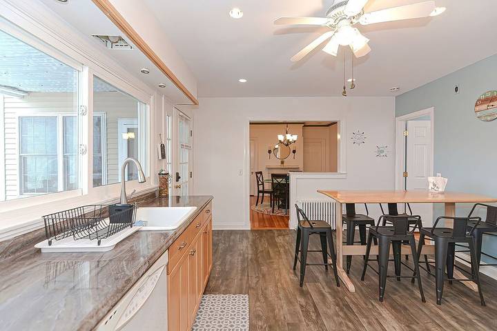 Appartement de vacances pour 8 personnes, avec jardin