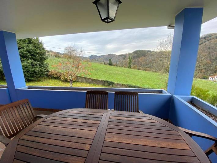 Casa rural para 10 personas, con Balcón y Terraza además de Jardín y Vistas en Cabranes - 4