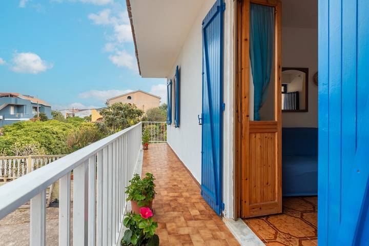 Ferienhaus für 6 Personen, mit Balkon und Garten