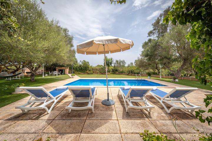 Casa de campo 'Villa Sa Teulada' com vista para a montanha, Wi-Fi e ar condicionado in Santa Margalida, Majorca (Norte)