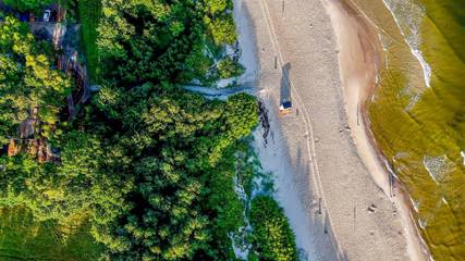 Camping für 4 Personen, mit Garten und Ausblick in Polnische Ostsee