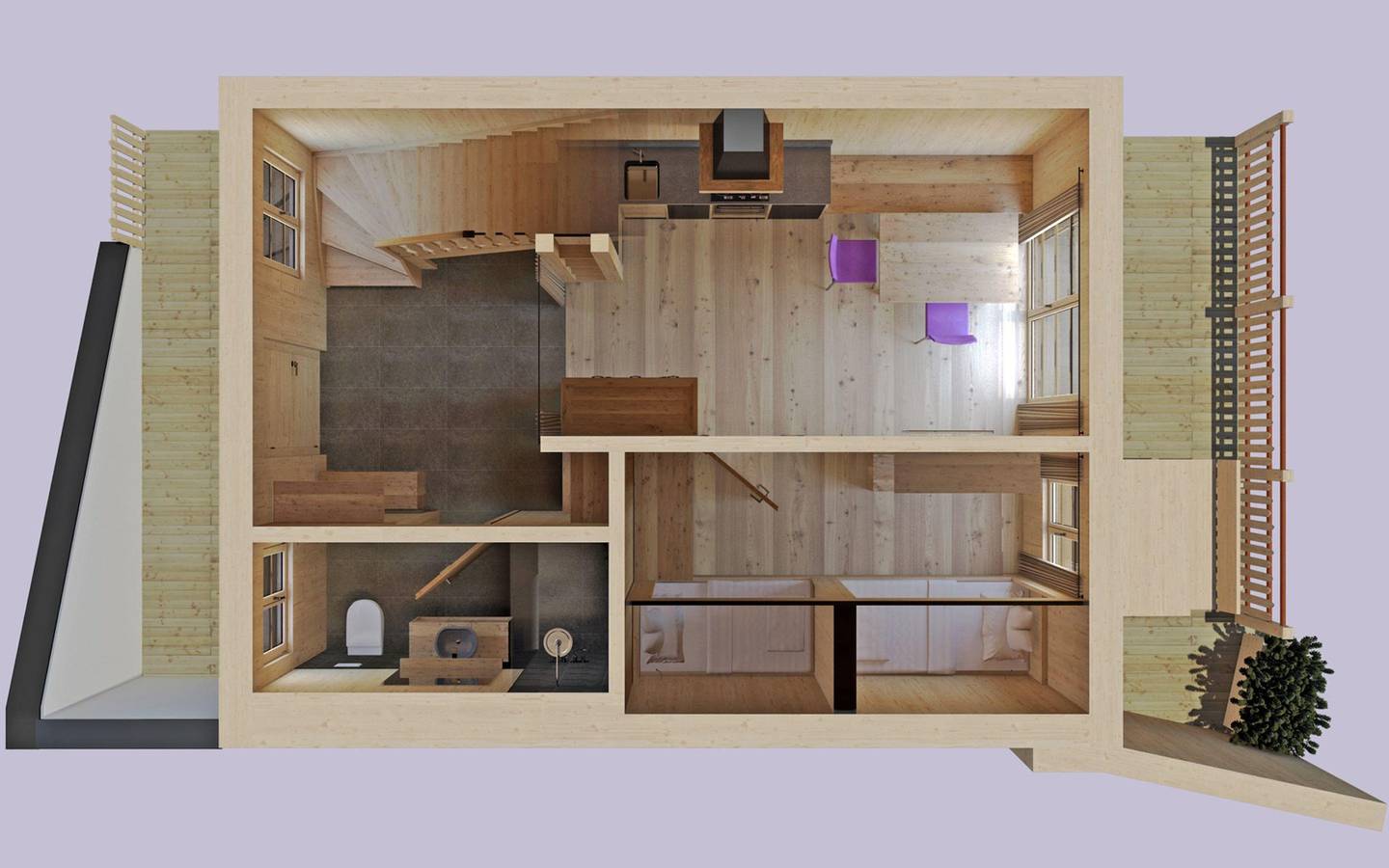 Romantikchalet in Tuxer Alpen, Aschau im Zillertal