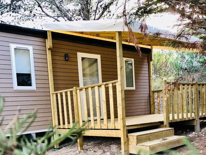 Camping La Grange Neuve - Mobilheim 4 personen - Premium - Quartier Réserve in Sigean, Mittelmeerküste (Frankreich)