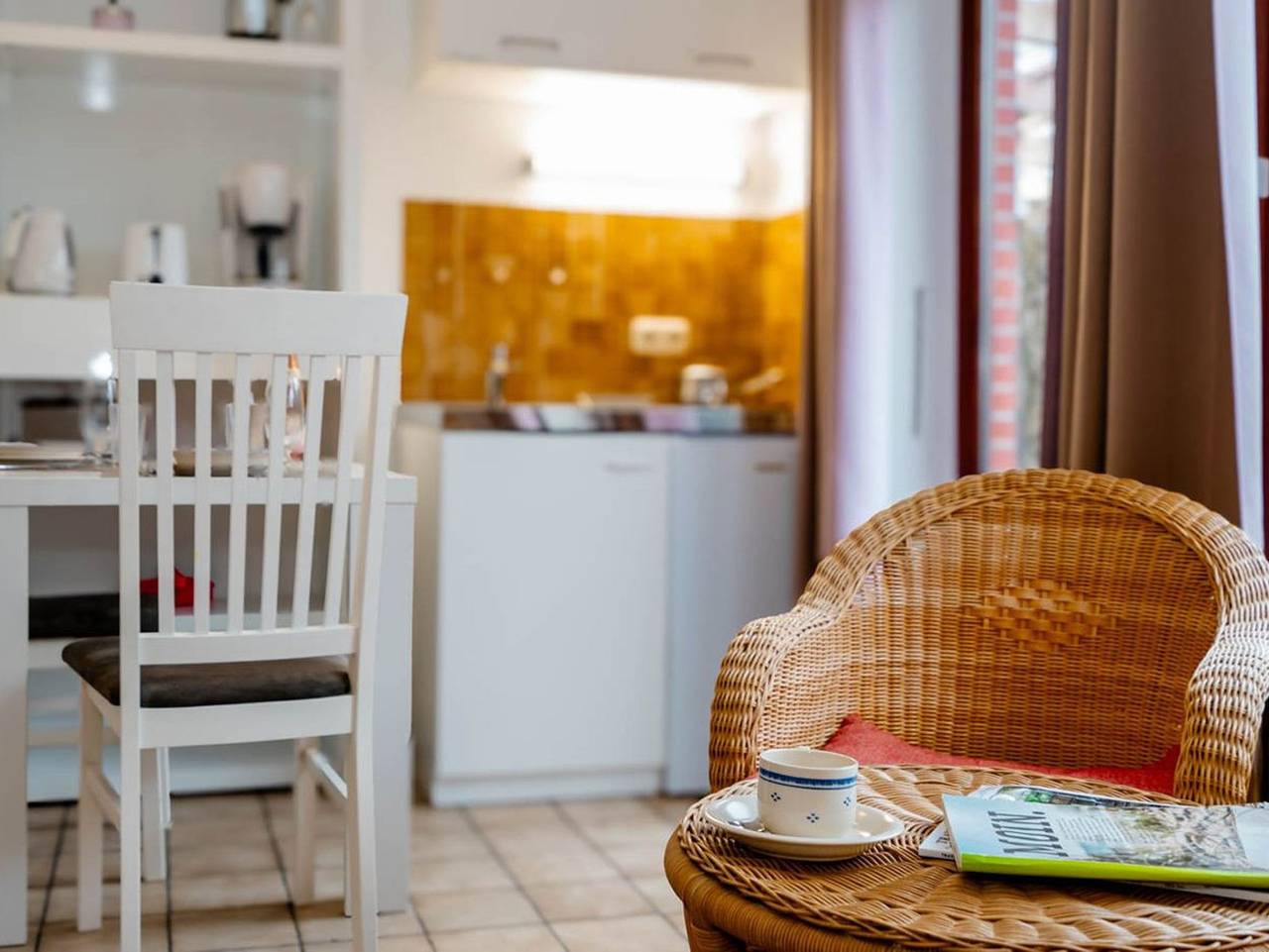 Ganze Ferienwohnung, Krabbe - Die ebenerdige Ferienwohnung Krabbe liegt im ruhigen alten Westerländer Ortskern in Sylt (Gemeinde), Sylt