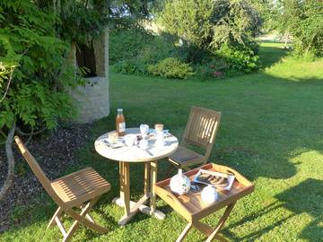Chambre d’hôte pour 2 personnes, avec jardin à La Hoguette