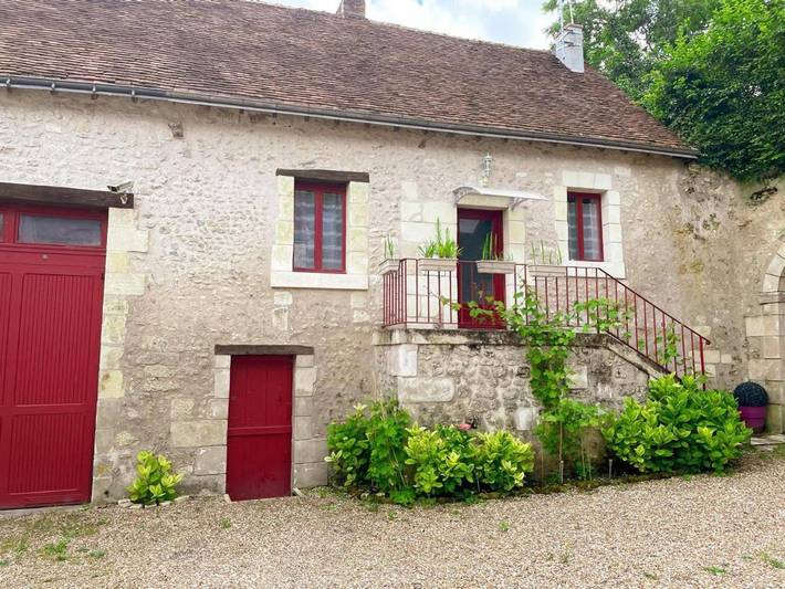 Location de vacances pour 2 personnes, avec jardin et terrasse à Chissay-en-Touraine