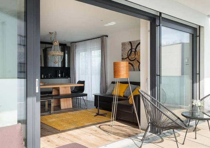 Ganze Ferienwohnung, Ferienwohnung Industrial Style in Überlingen, Region Bodensee-Oberschwaben