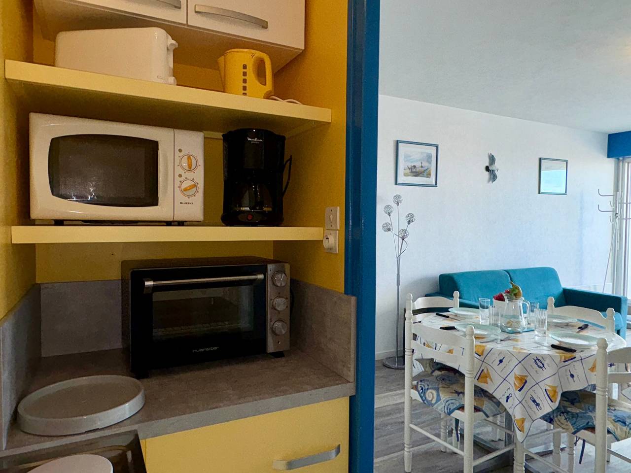 Studio entier, Studio charmant face mer à Saint-Jean-de-Monts avec parking privé in Saint-Jean-de-Monts, Vendée